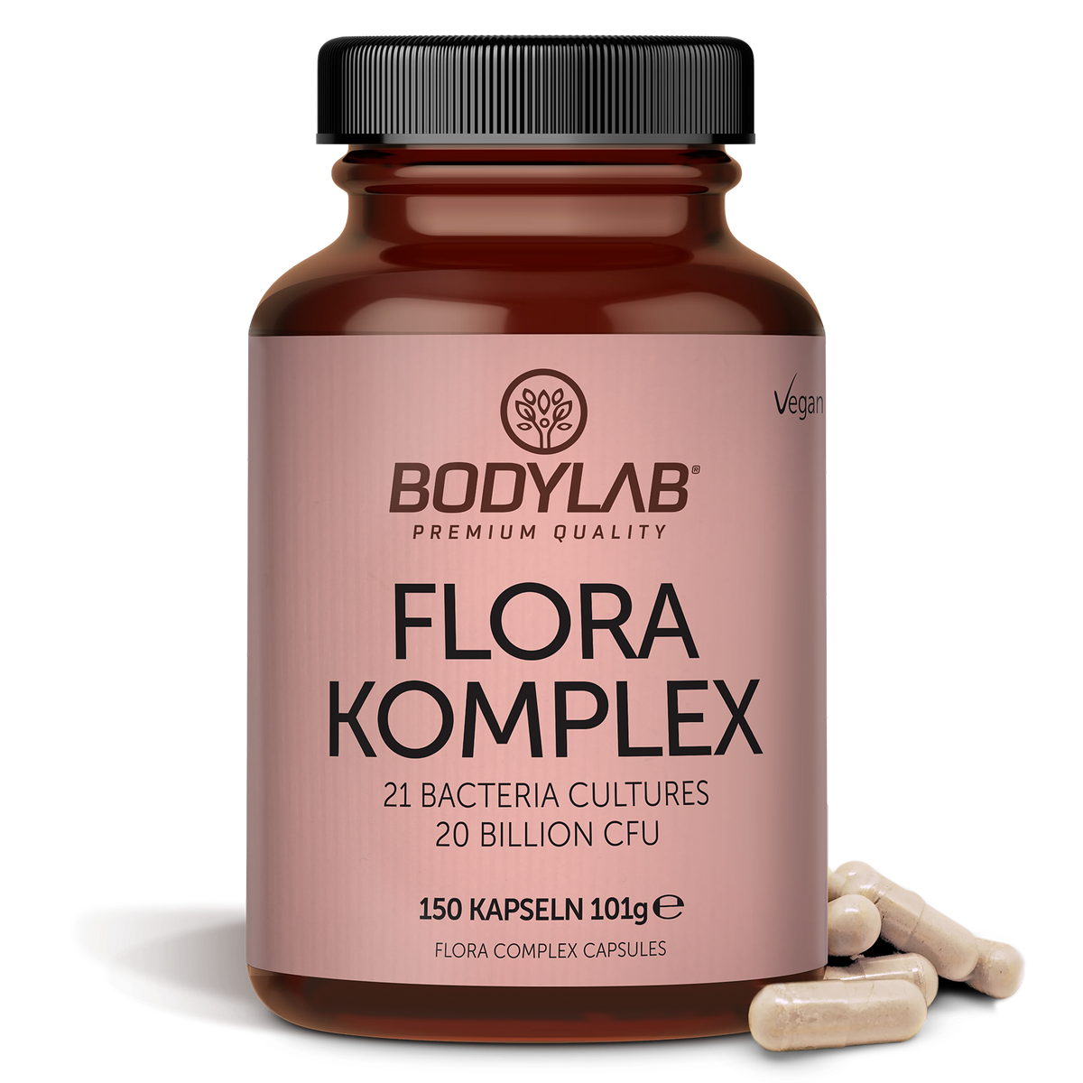 Flora Complex / Komplex (150 Kapseln) (21 Bacteria Cultures 20 Billion CFU)