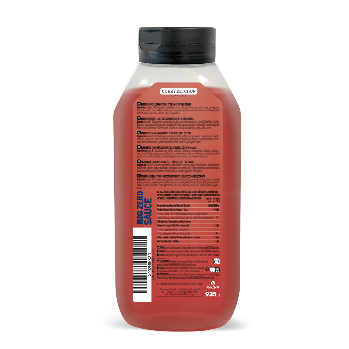 BIG ZERO Sauce (935ml) Curry Ketchup