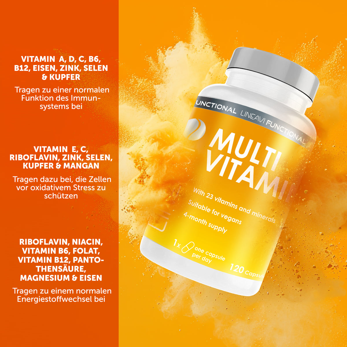 Multivitamin (120 Kapseln)