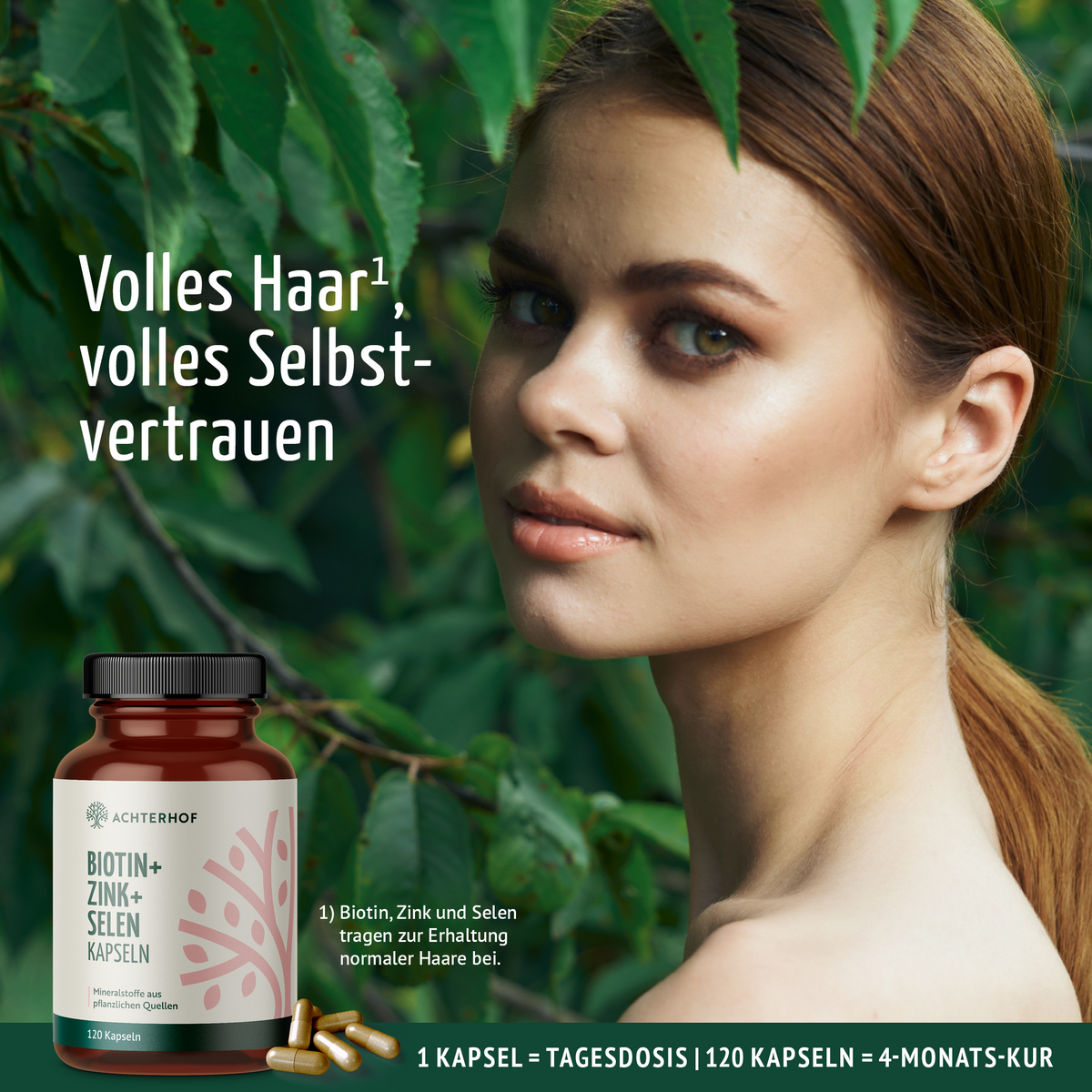 Biotin+Zink+Selen Kapseln (120 Kapseln)