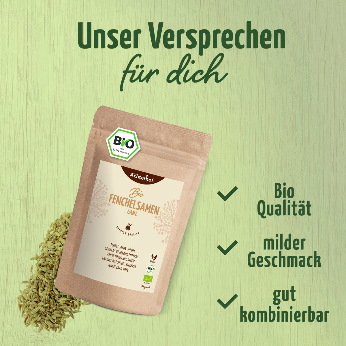 Fenchelsamen ganz Bio (500g)