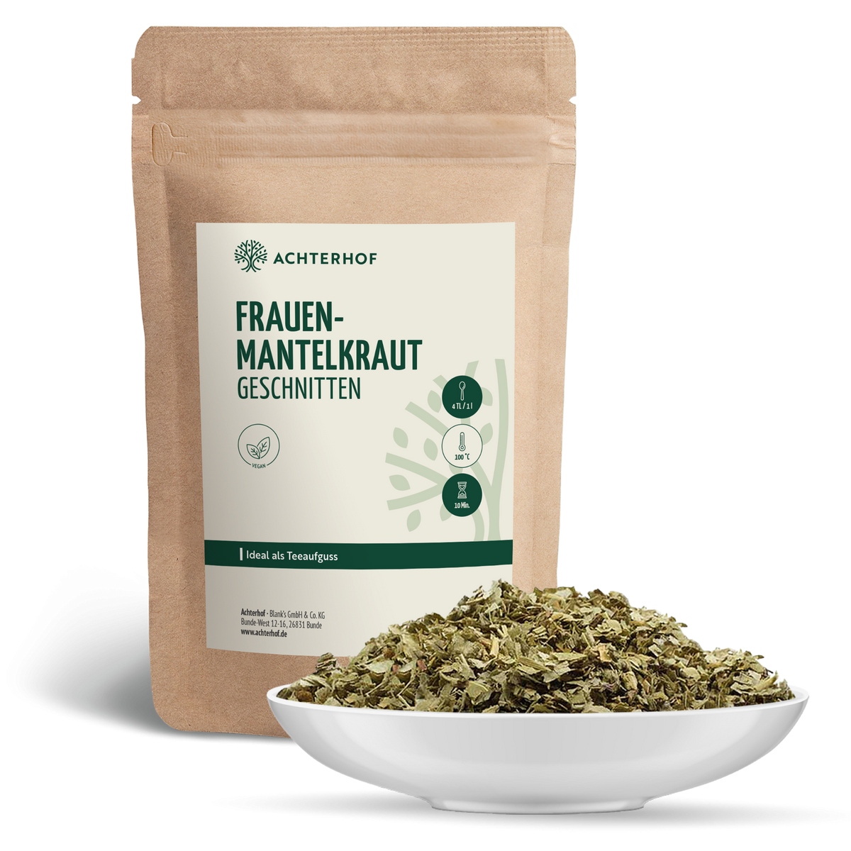 Frauenmantelkraut geschnitten (1000g)