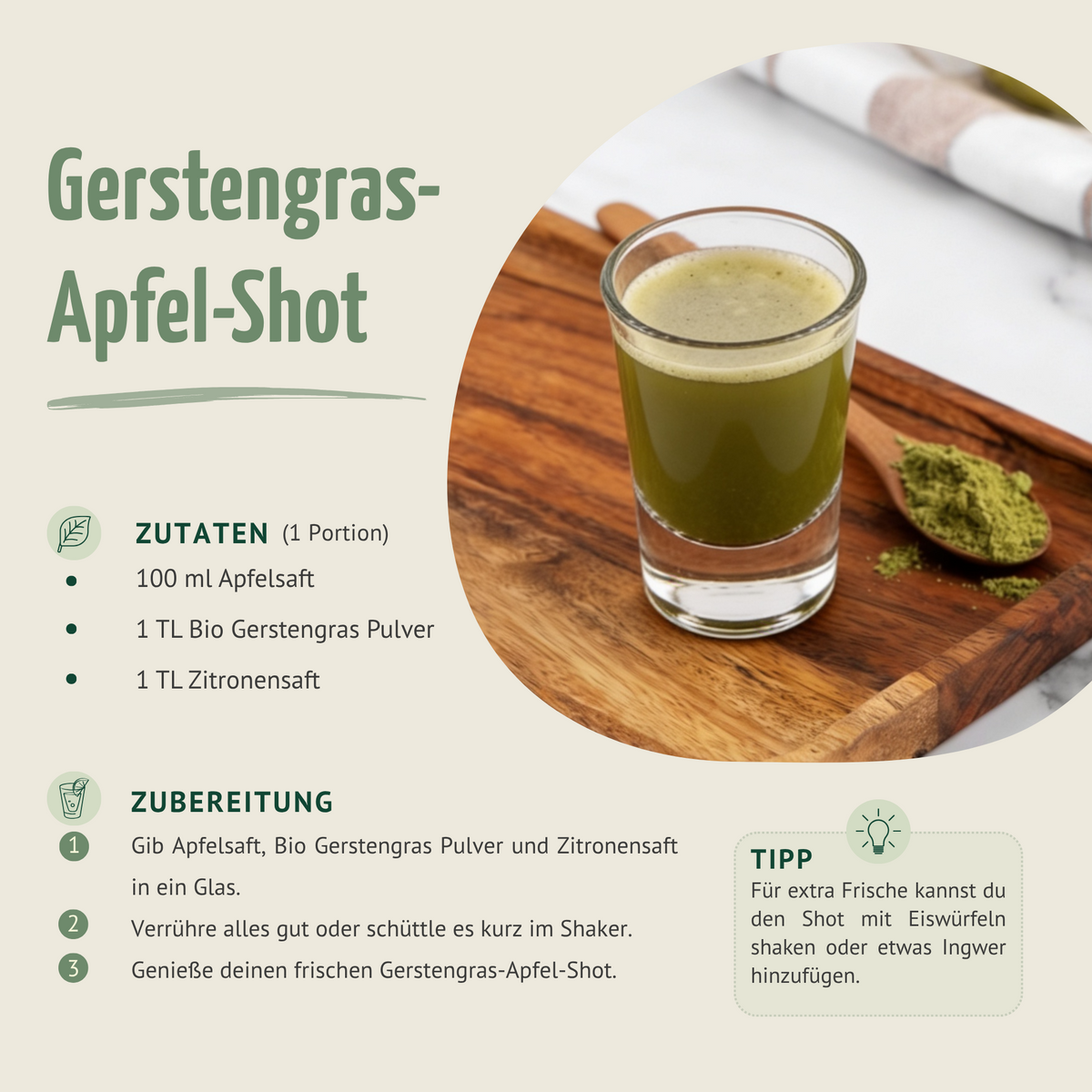 Bio Gerstengras Pulver (150g)