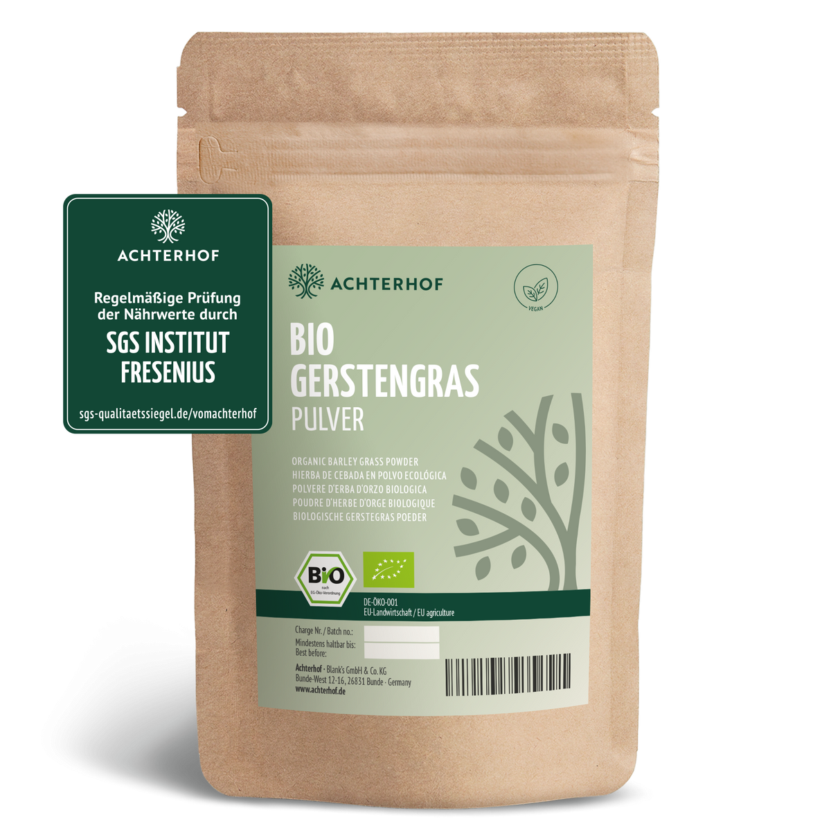 Bio Gerstengras Pulver (150g)
