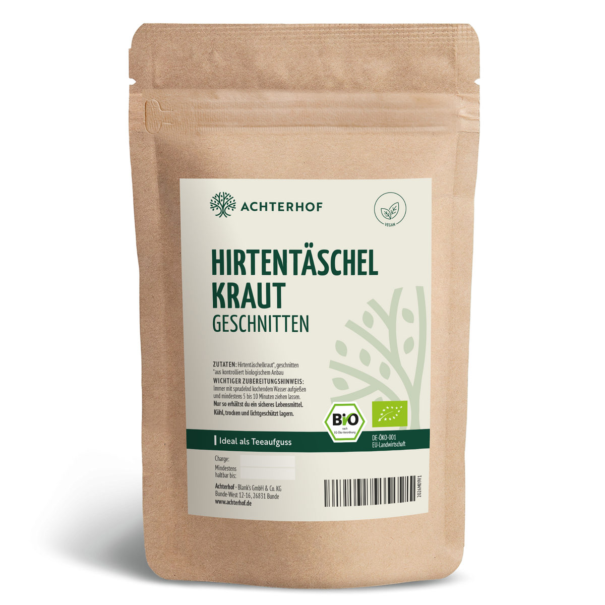 Hirtentäschelkraut geschnitten Bio (250g)