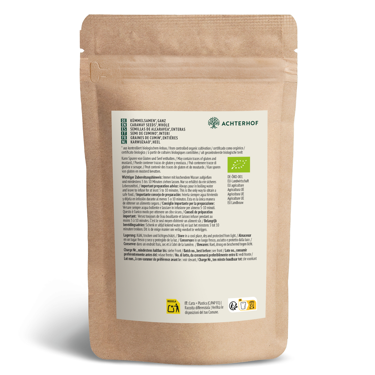 Kümmelsamen ganz Bio (250g)
