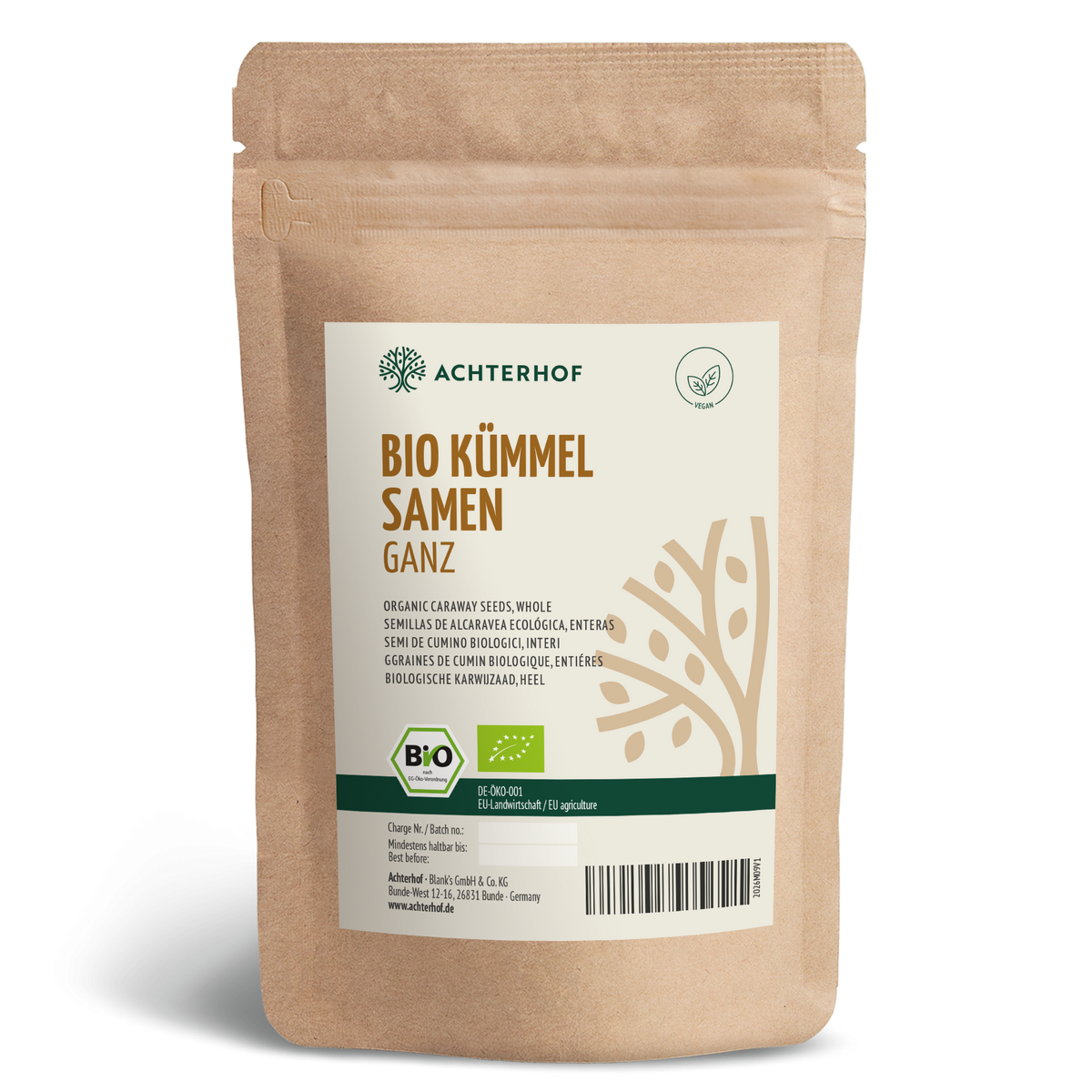 Kümmelsamen ganz Bio (250g)