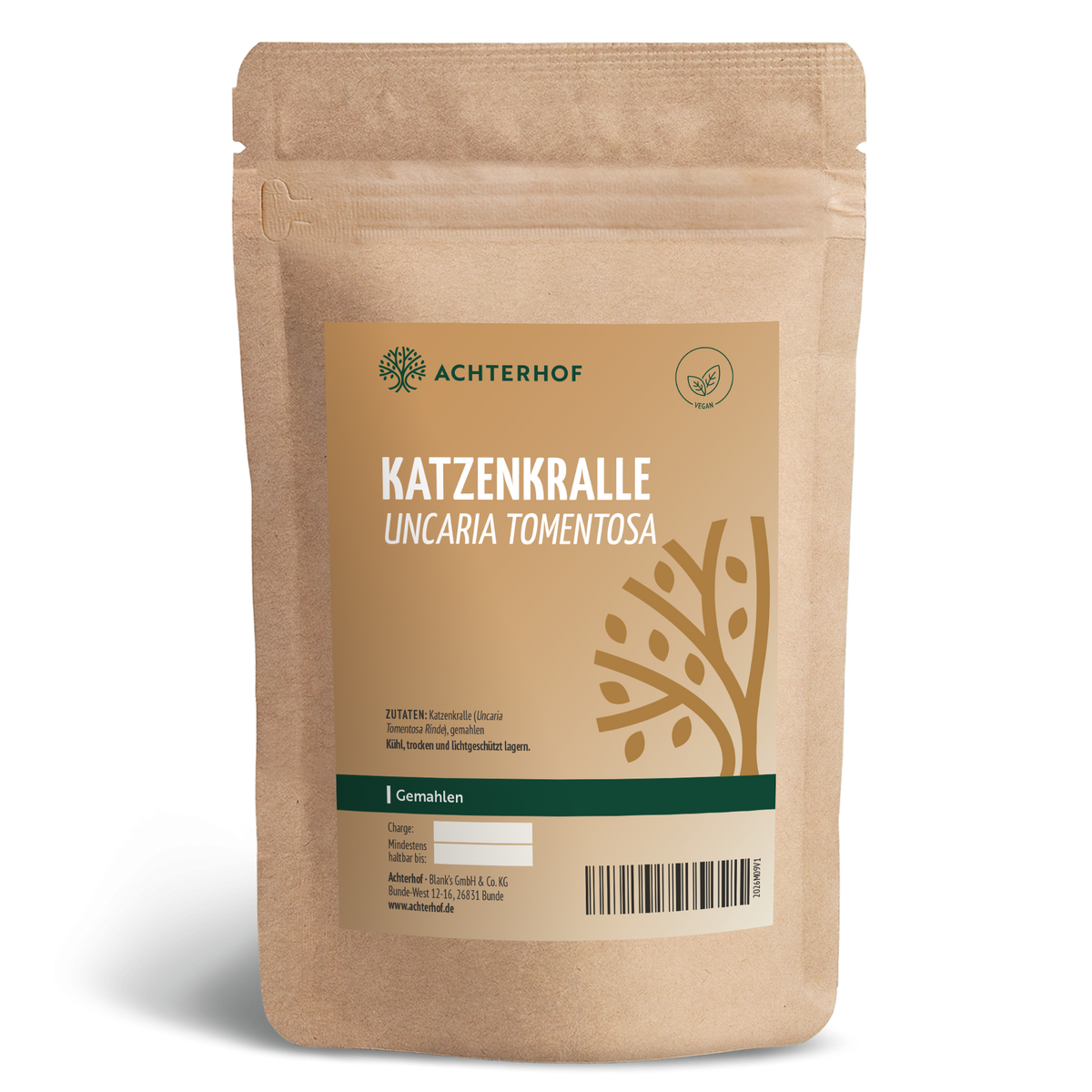 Katzenkralle (Uncaria Tomentosa) gemahlen (250g)