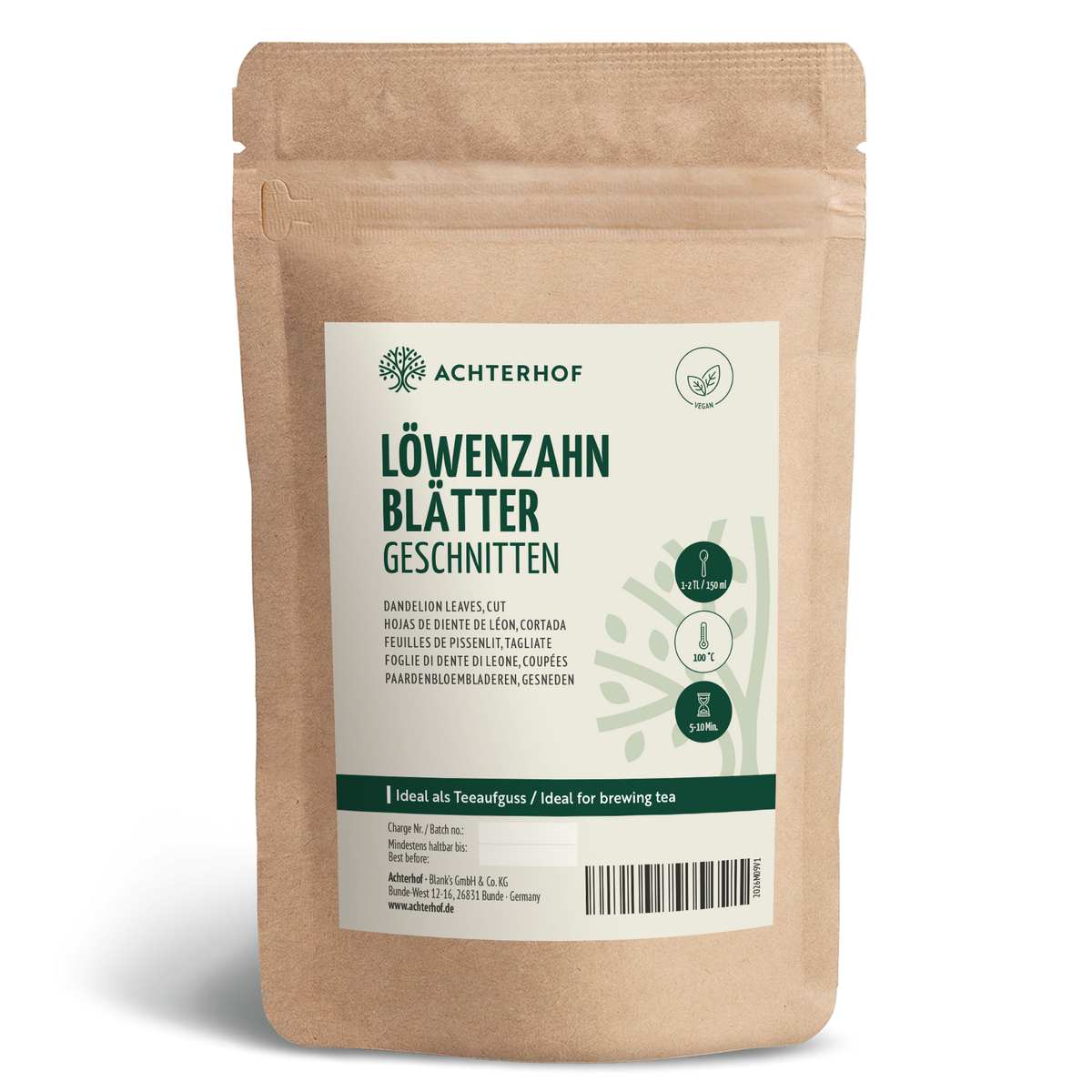 Löwenzahnblätter geschnitten (250g)