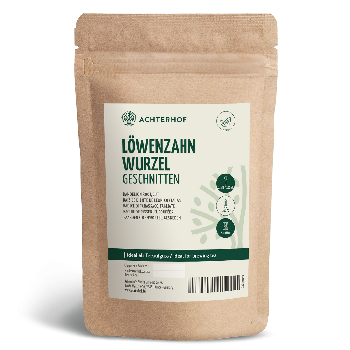 Löwenzahnwurzel geschnitten (250g)