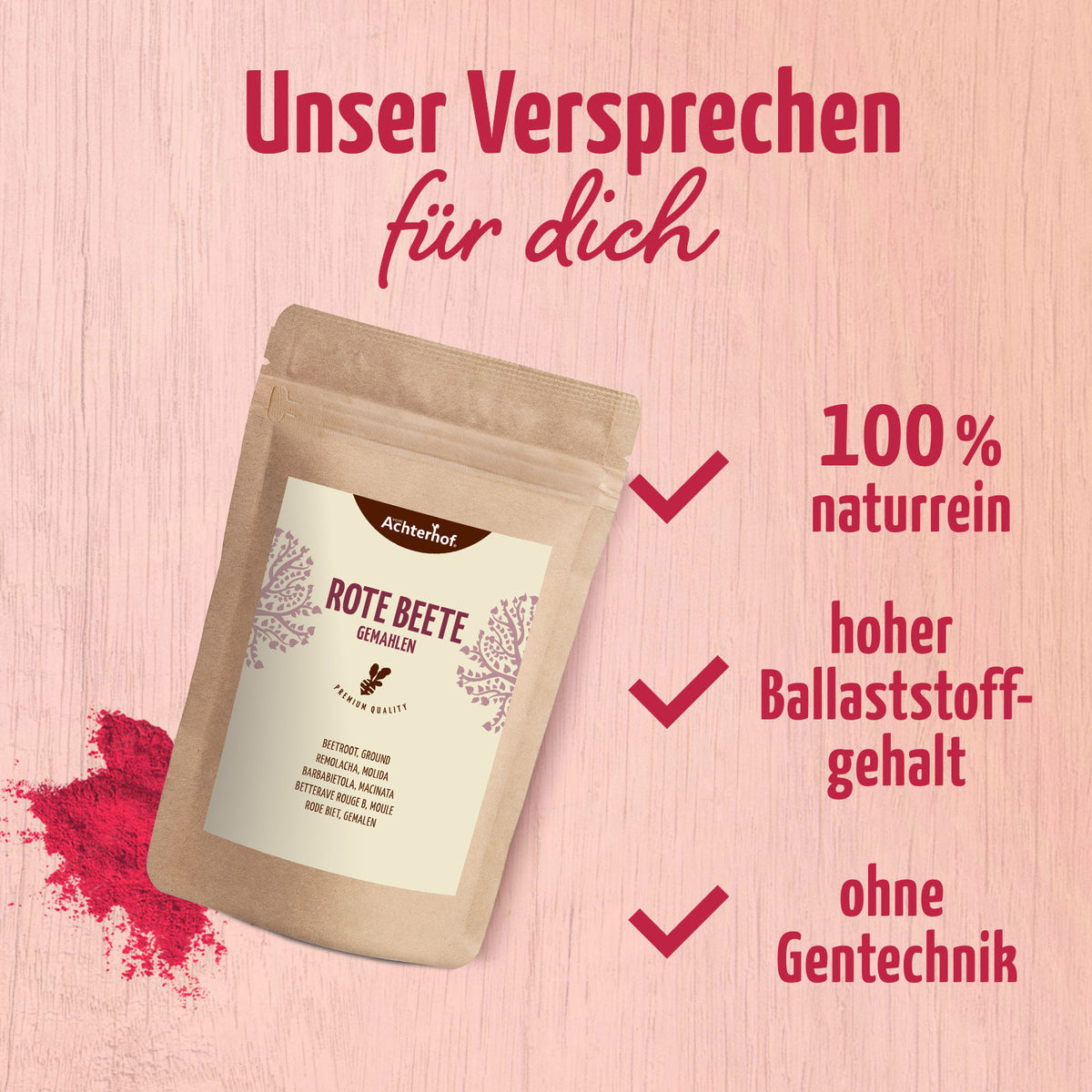 Rote Beete gemahlen (100g)