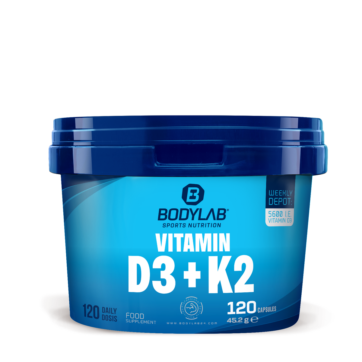 Vitamin D3 + K2 (120 Kapseln)