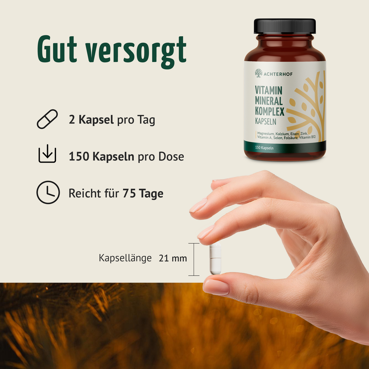 Vitamin Mineral Komplex (150 Kapseln)