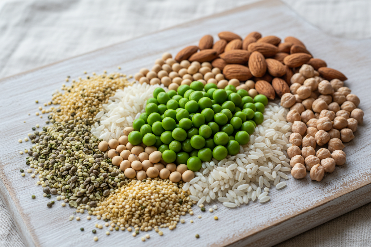 Vegane Proteine