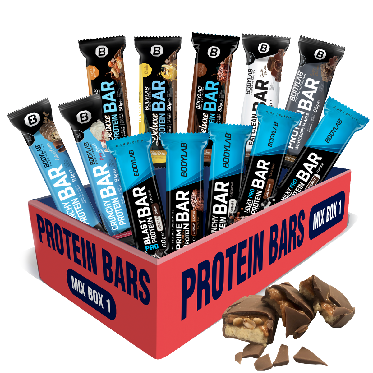 Protein Bar MIX BOX 1 (12x50g-65g)