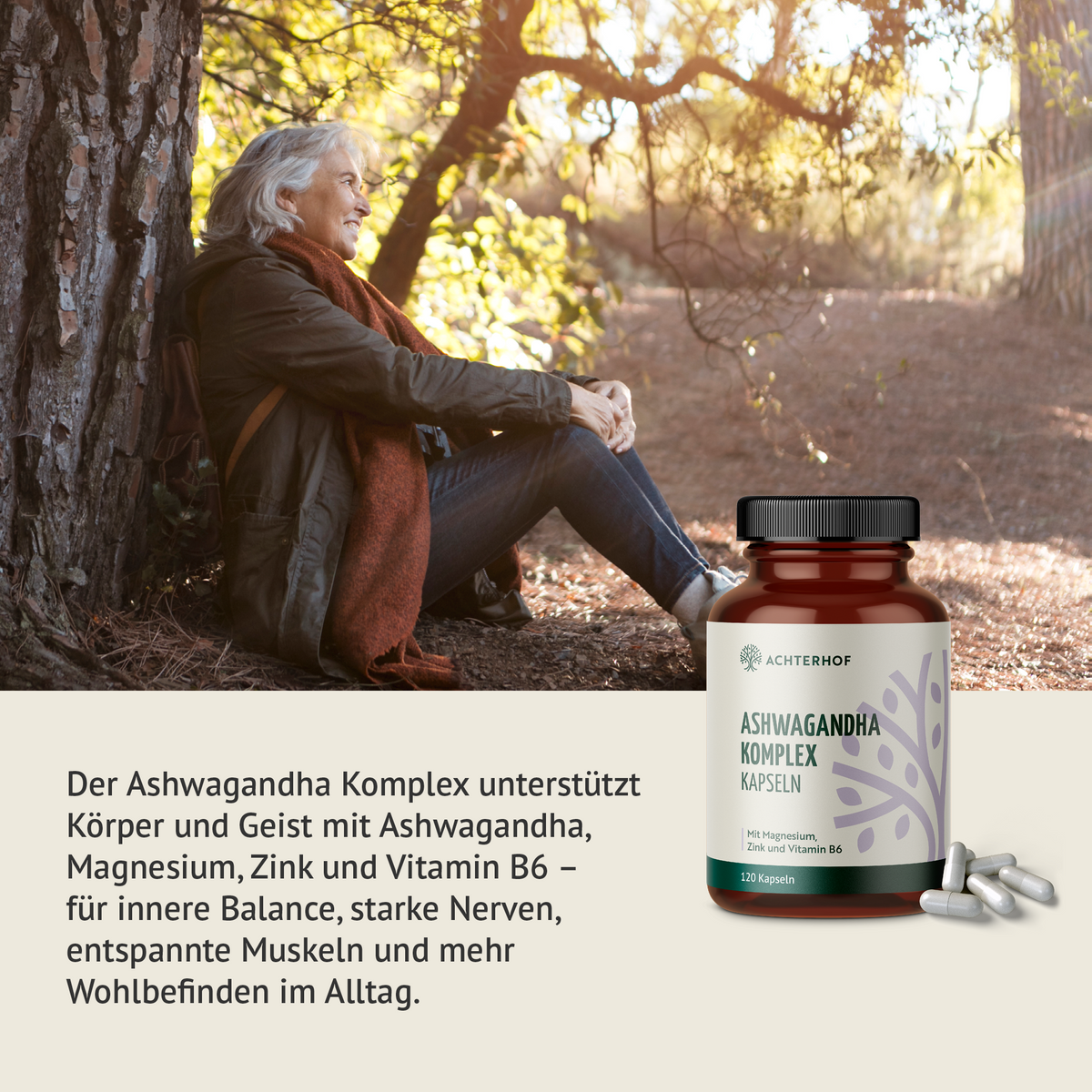 Ashwagandha Komplex (120 Kapseln)