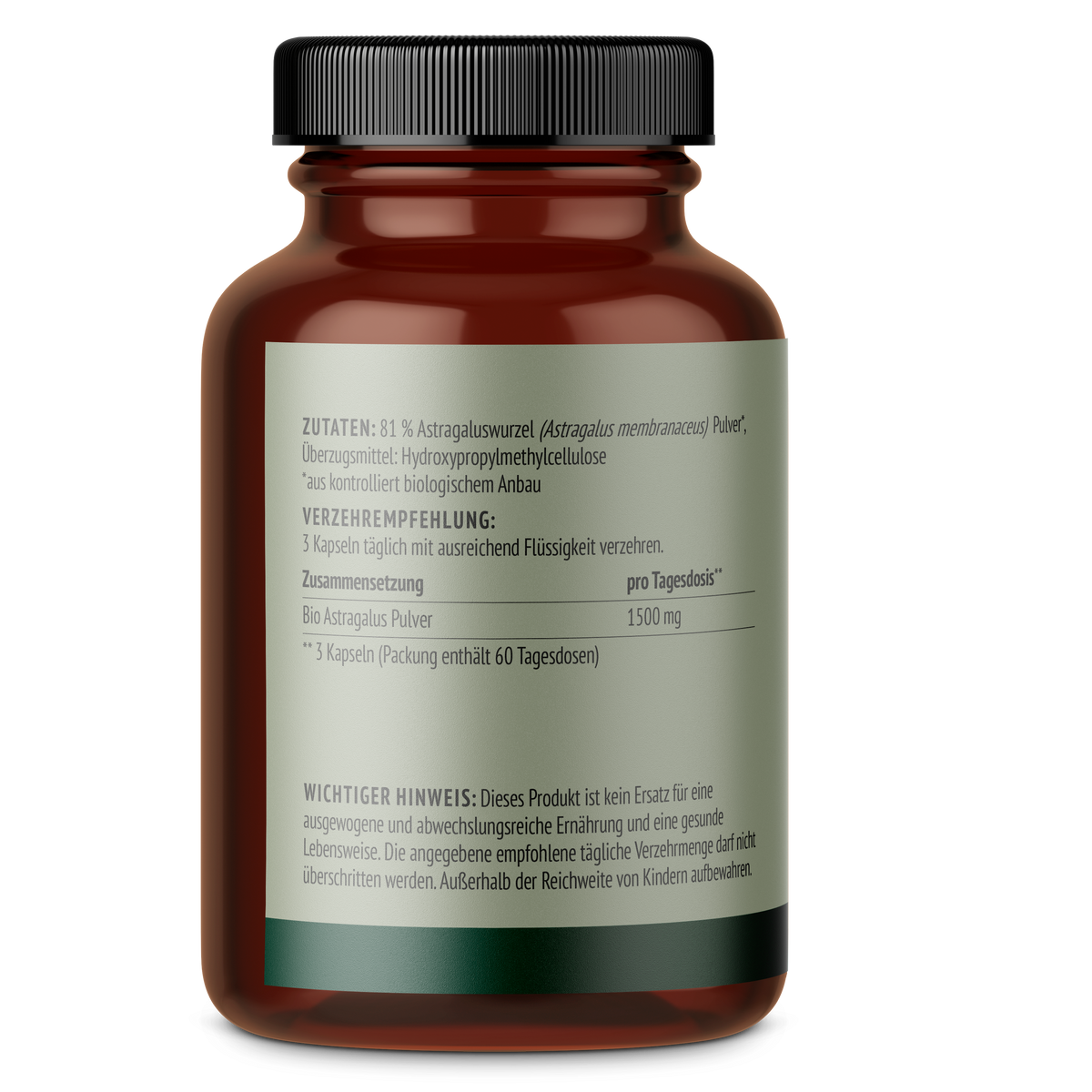 Bio Astragalus Kapseln (180 Kapseln)