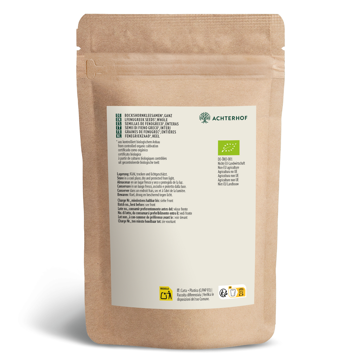 Bockshornkleesamen ganz Bio (250g)