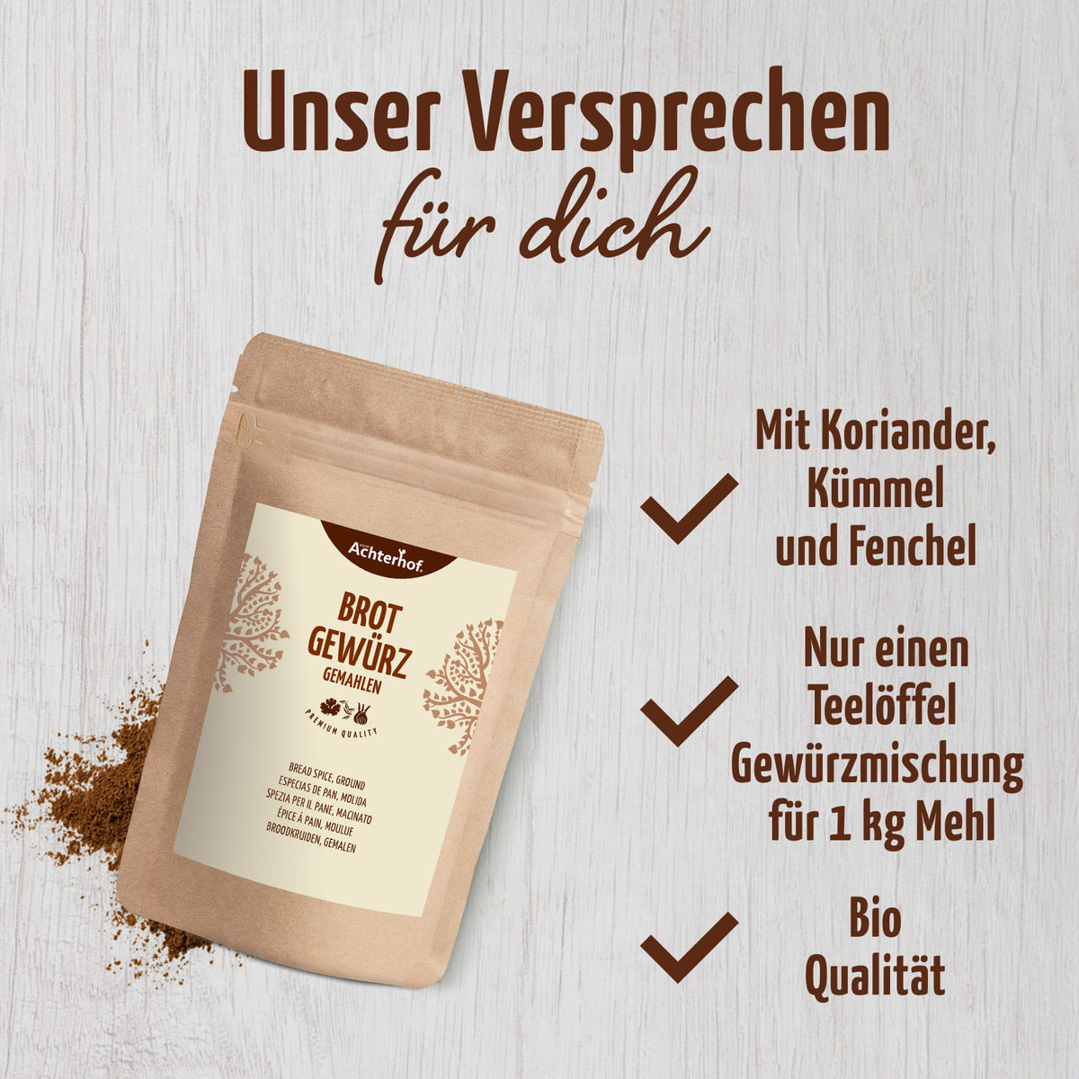 Brotgewürz gemahlen (250g)