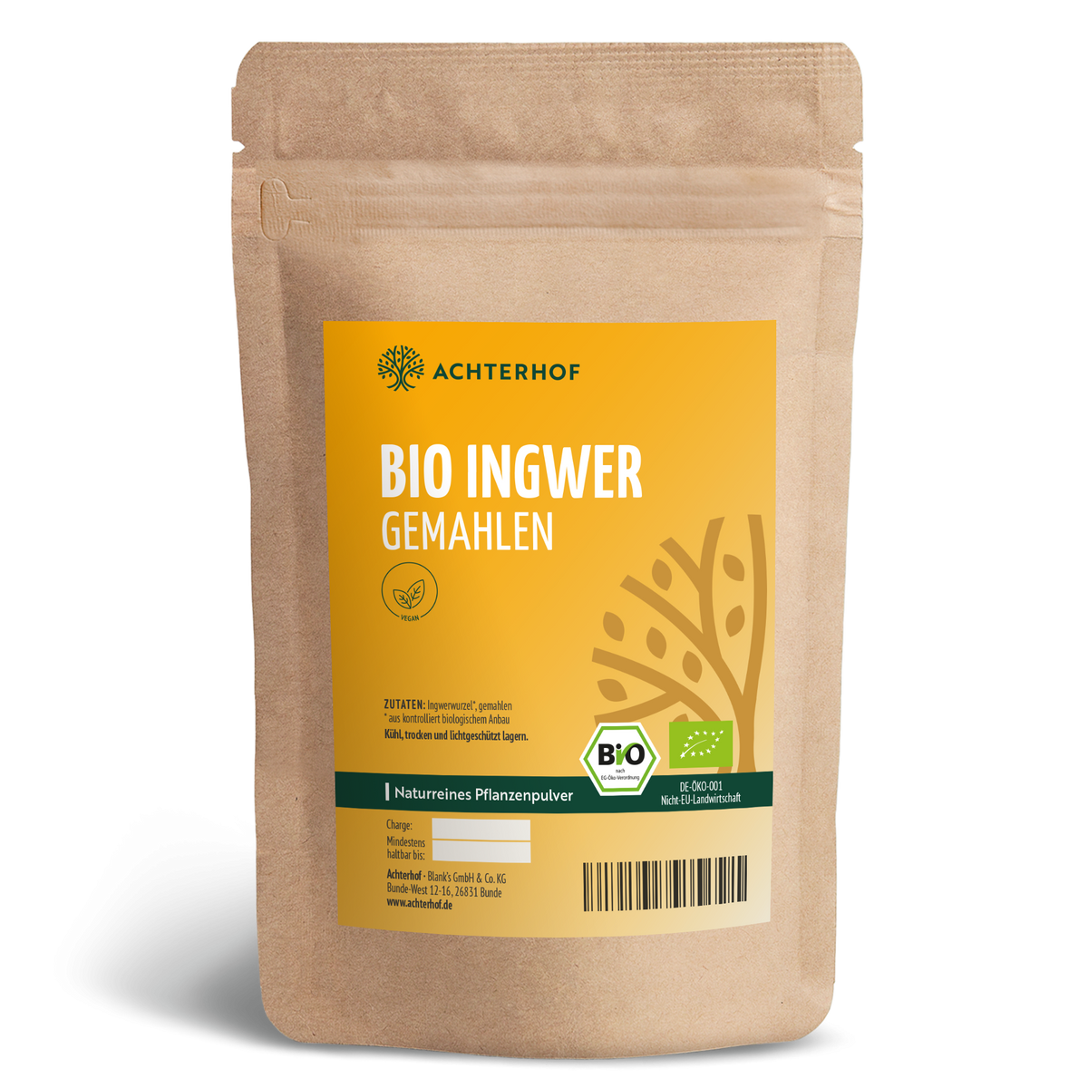Bio Ingwer gemahlen (1000g)