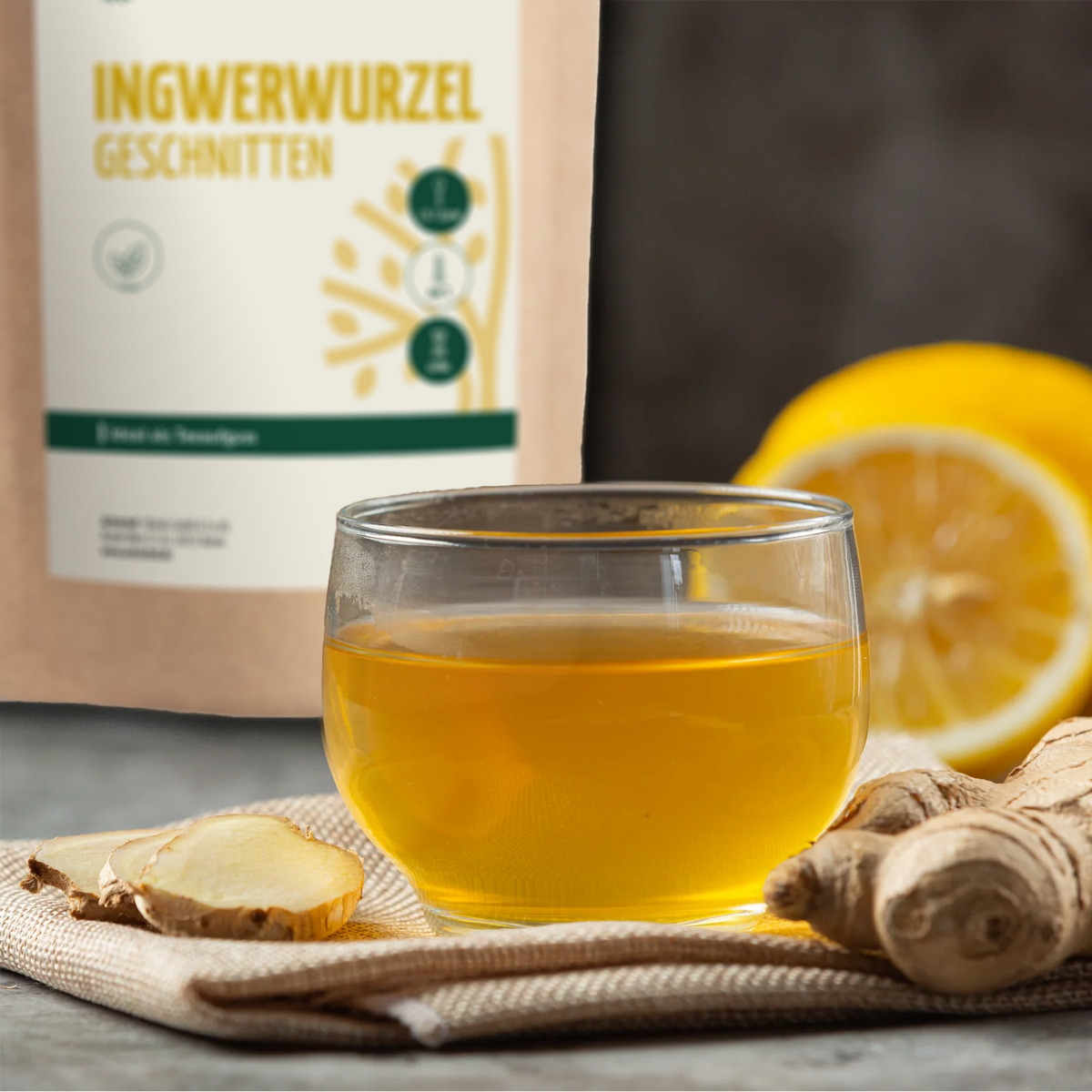 Ingwerwurzel geschnitten (500g)