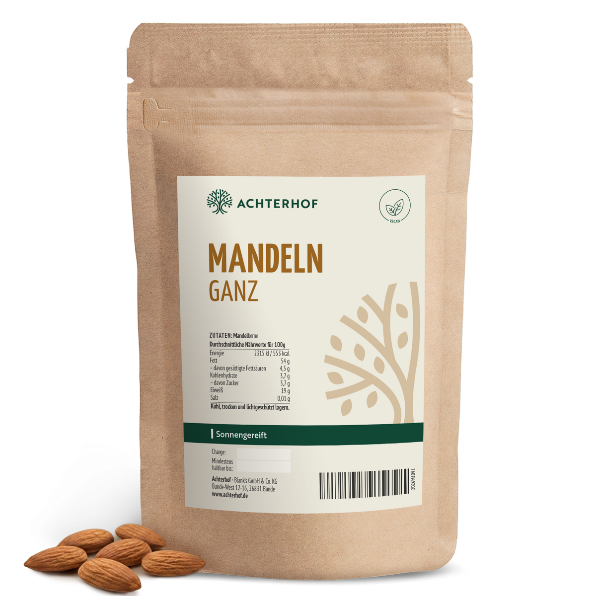 Mandeln ganz (500g)