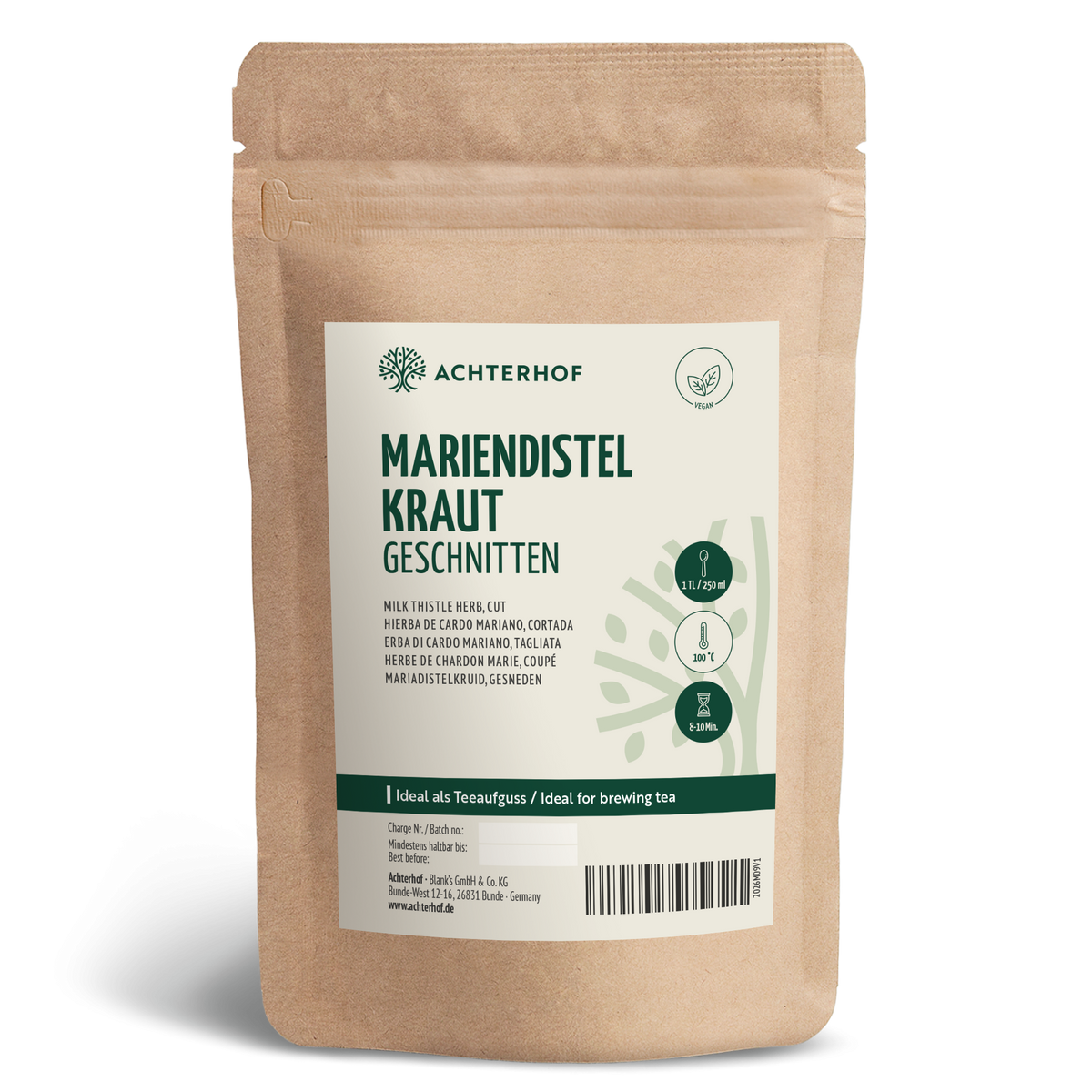 Mariendistelkraut geschnitten (500g)