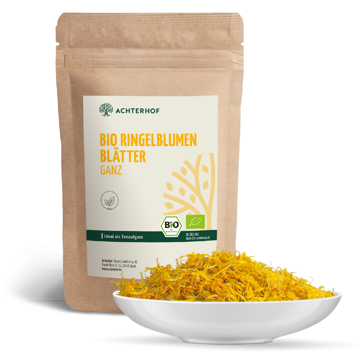 Ringelblumenblüten ohne Kelch ganz Bio (100g)