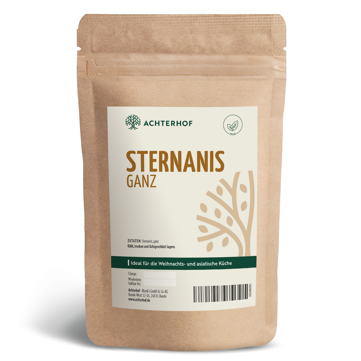 Sternanis ganz (500g)