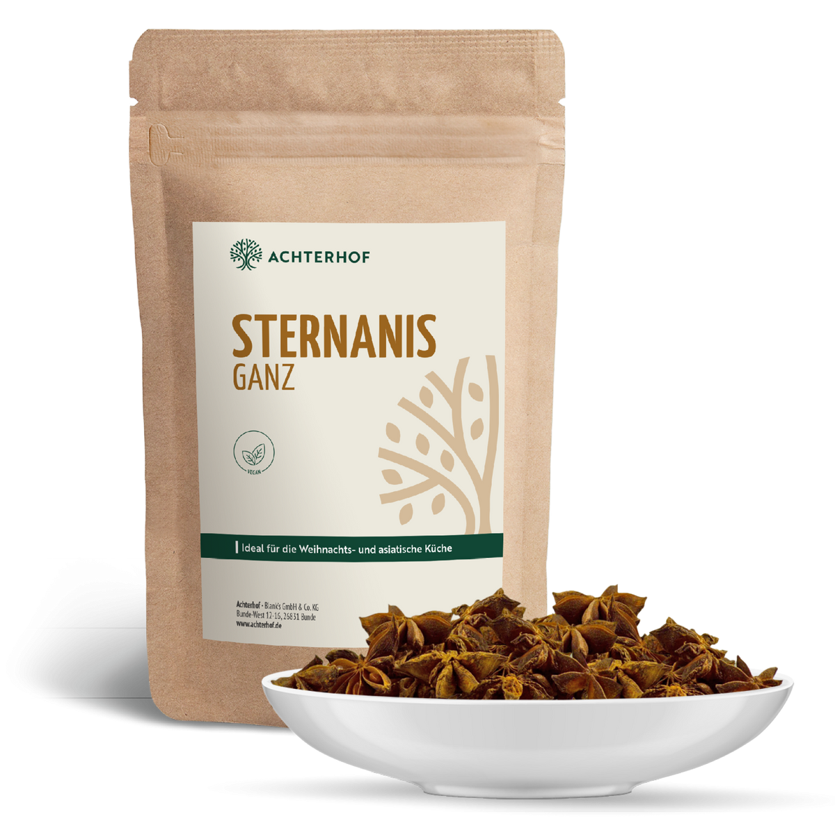 Sternanis ganz (500g)