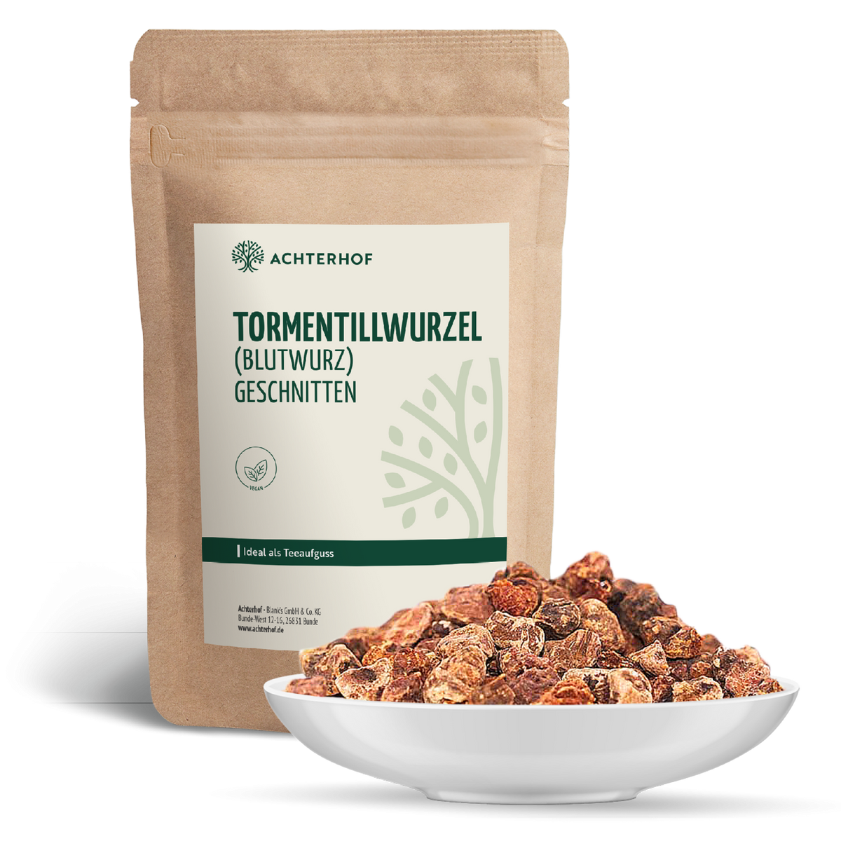 Tormentillwurzel Blutwurz geschnitten (500g)