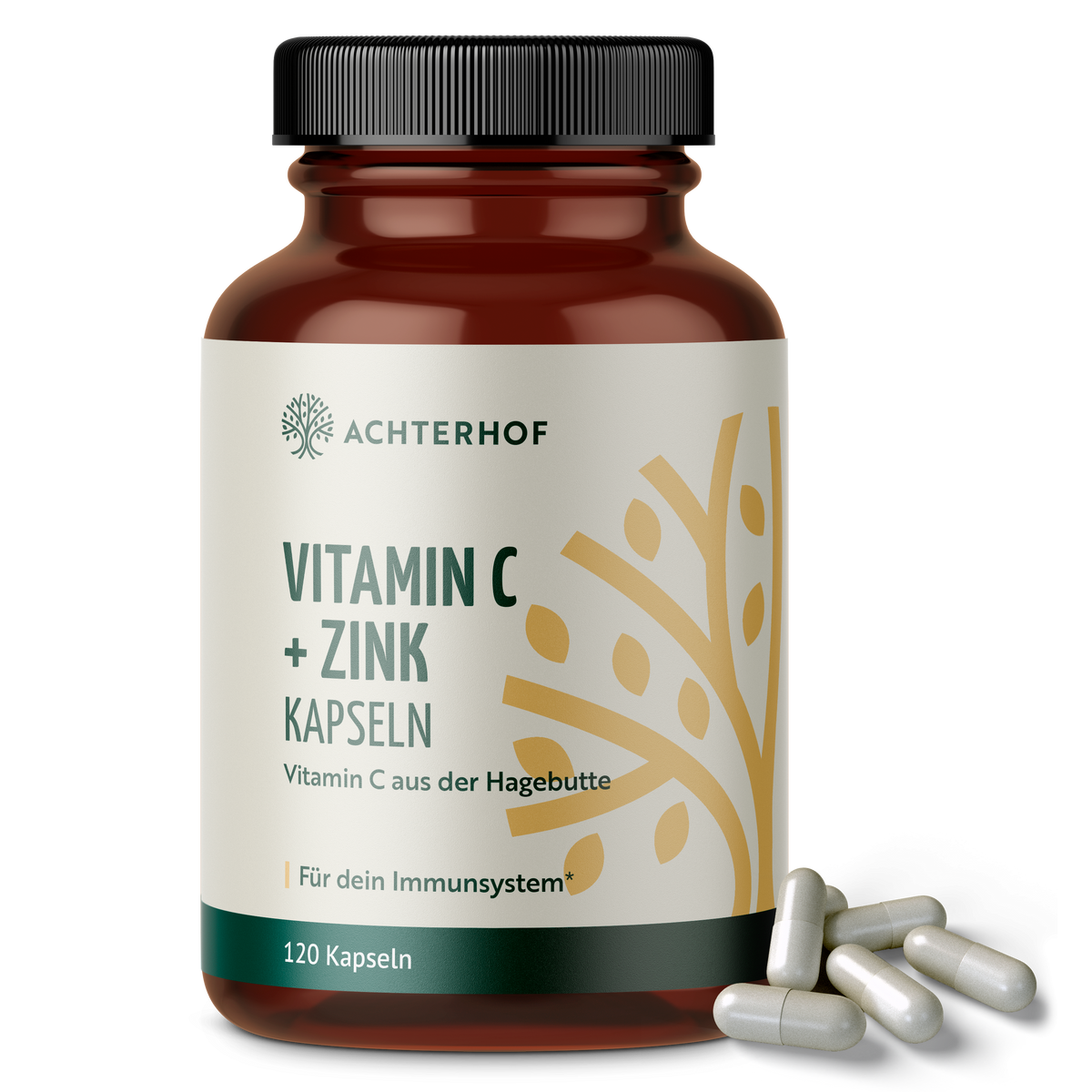 Vitamin C + Zink Kapseln (120 Kapseln)
